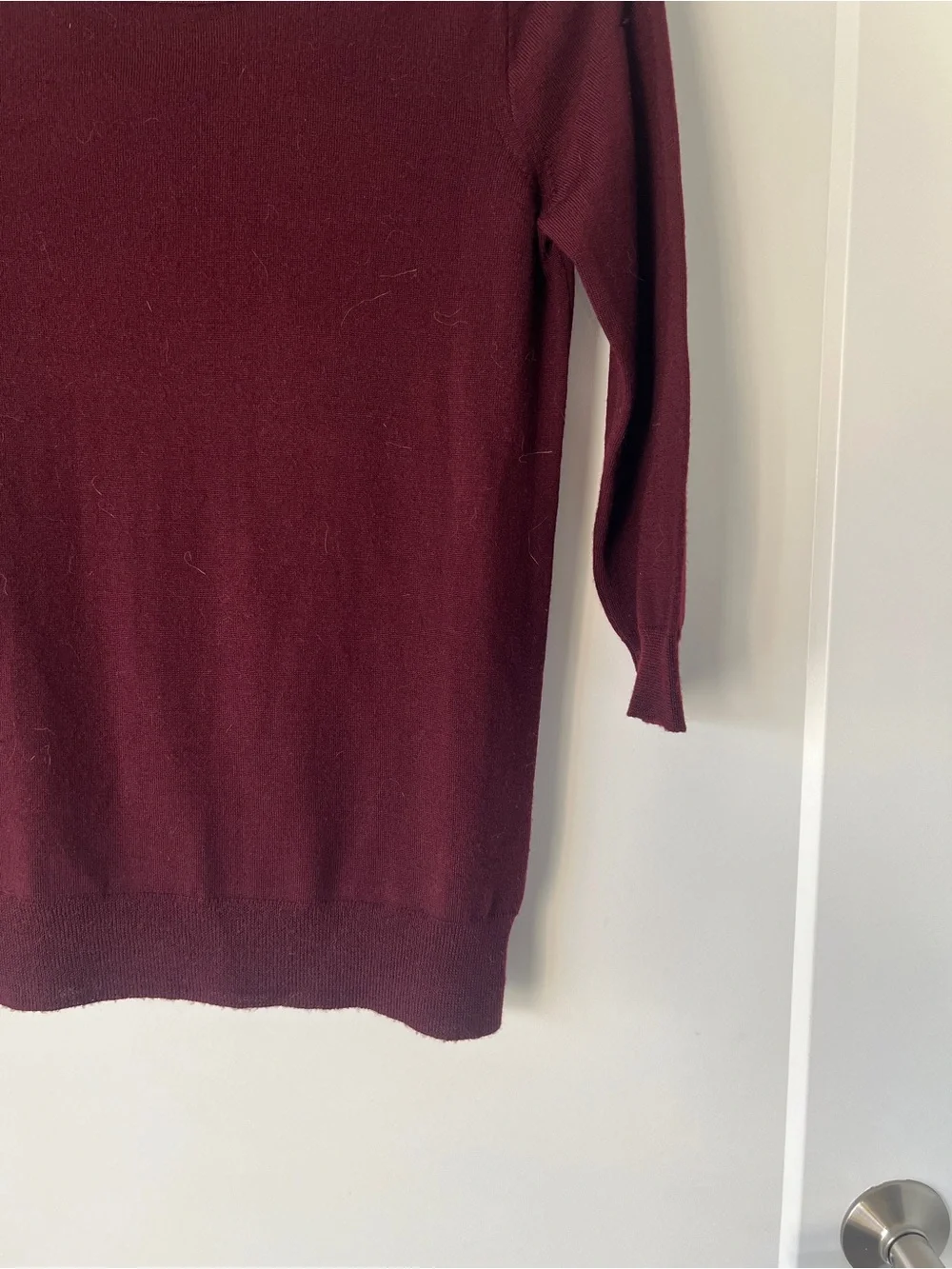 J. Crew Maroon Crewneck Sweater